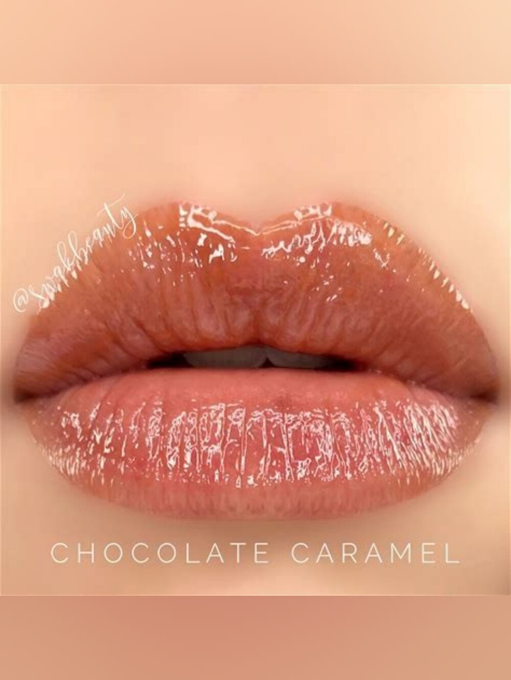 CHOCOLATE CARAMEL scented MINI Lip Gloss